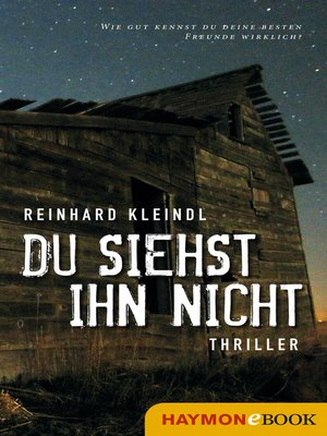 cover image of Du siehst ihn nicht